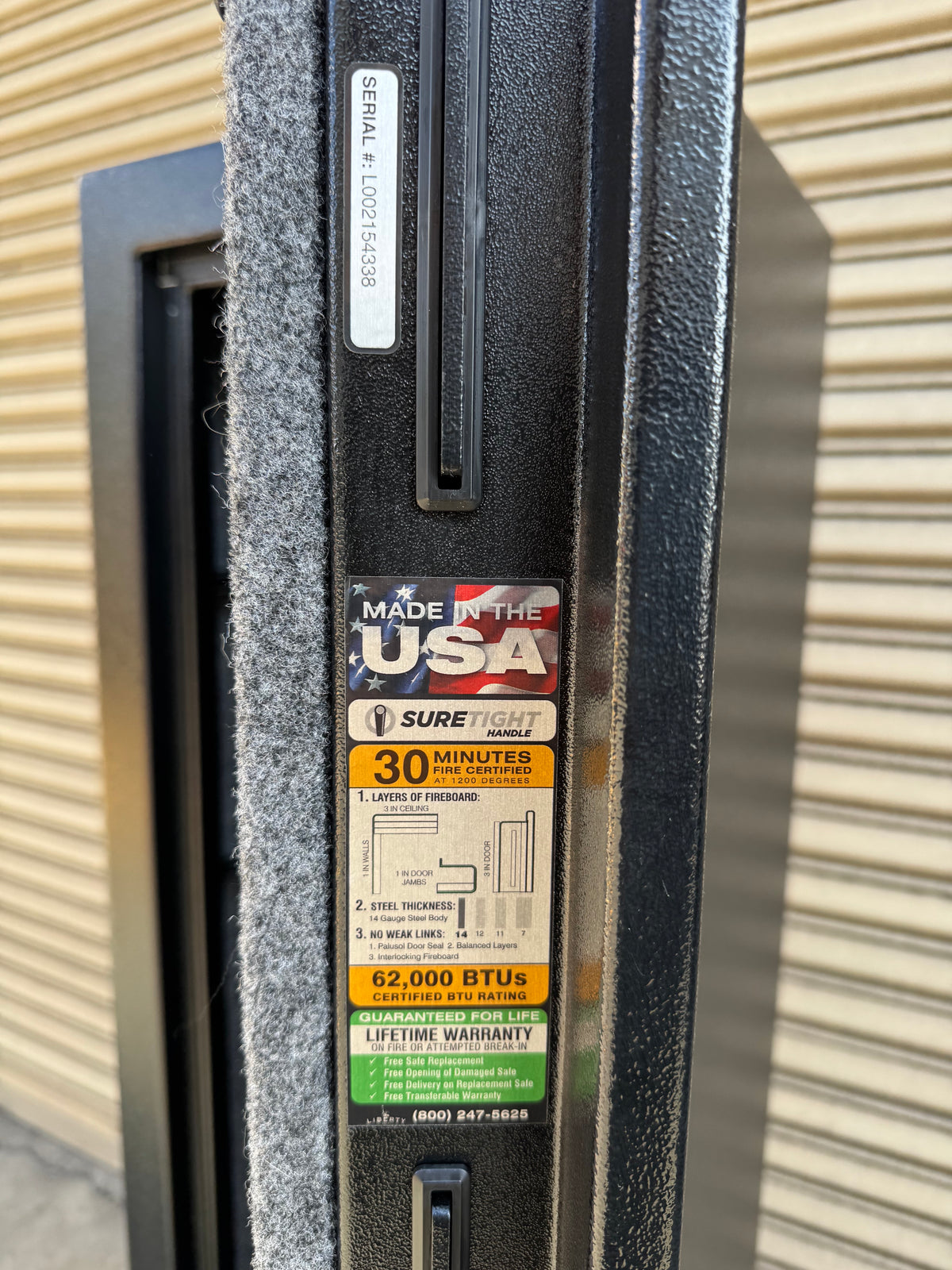 Liberty Centurion 12 - California Safe & Lock